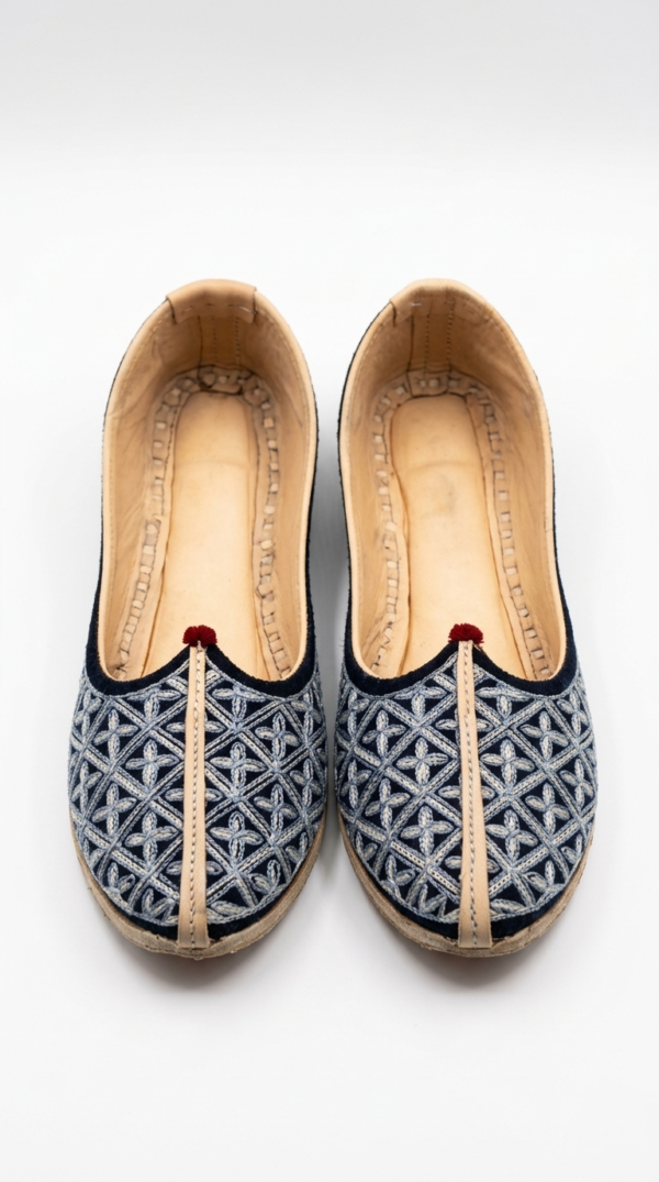 Traditional Blue Man Juttis